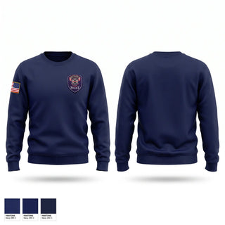Crew Neck Sweatshirt, Choctaw Police Department, Police, Teamtime, Team time, sublimation, custom sports apparel, team uniforms, spirit wear, spiritwear, sports uniforms, custom shirts, team store, custom team store, fundraiser sports, apparel fundraiser