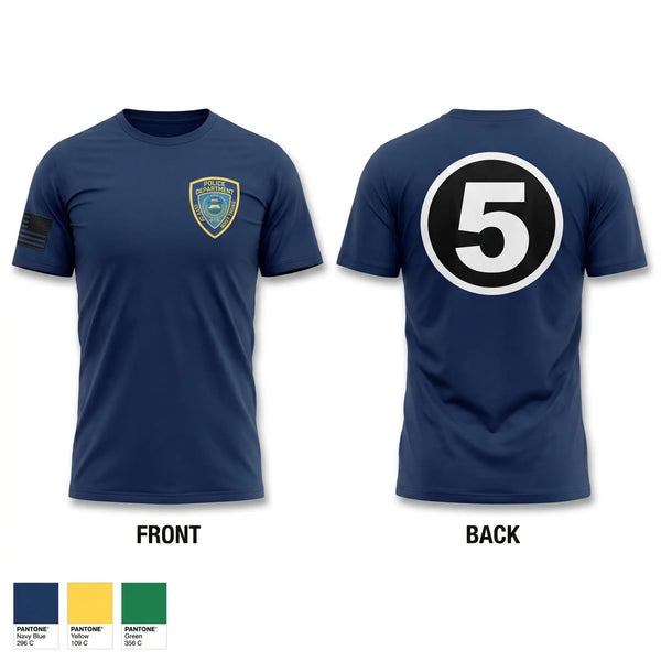 Old School Cotton Feel Shirt, Squad Five, Police, Teamtime, Team time, sublimation, custom sports apparel, team uniforms, spirit wear, spiritwear, sports uniforms, custom shirts, team store, custom team store, fundraiser sports, apparel fundraiser