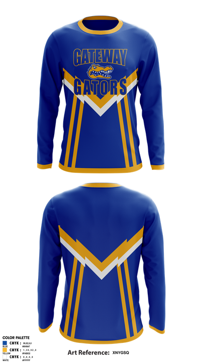 Gateway Wrestling 45725930 Long Sleeve Performance Shirt 1