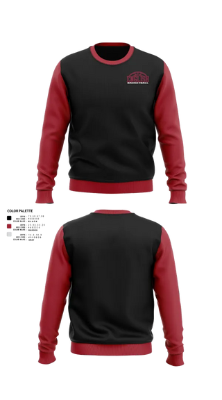 Crew Neck Sweatshirt, Lynn English, Men's Basketball, Teamtime, Team time, sublimation, custom sports apparel, team uniforms, spirit wear, spiritwear, sports uniforms, custom shirts, team store, custom team store, fundraiser sports, apparel fundraiser