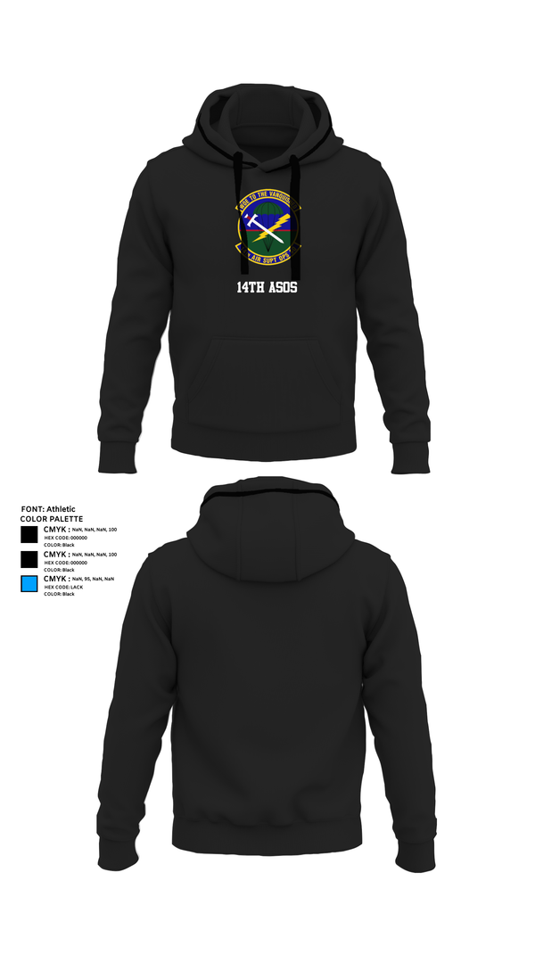 Hoodie, 14th ASOS, , Teamtime, Team time, sublimation, custom sports apparel, team uniforms, spirit wear, spiritwear, sports uniforms, custom shirts, team store, custom team store, fundraiser sports, apparel fundraiser
