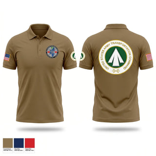 Short Sleeve Performance Polo, 598th Transportation Brigade, Army, Teamtime, Team time, sublimation, custom sports apparel, team uniforms, spirit wear, spiritwear, sports uniforms, custom shirts, team store, custom team store, fundraiser sports, apparel fundraiser