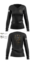 Kemper County Sheriff’s Office Women's Long Sleeve V-neck Shirt - 6