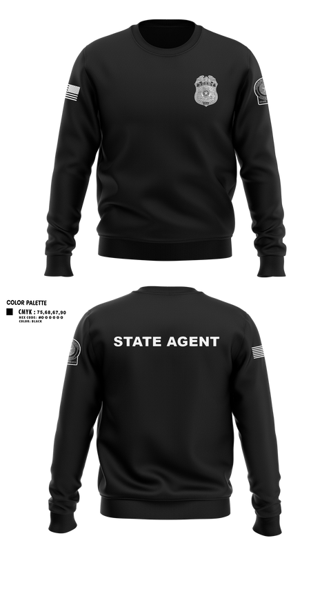 Crew Neck Sweatshirt, 8TH DA DTF MCU, Police, Teamtime, Team time, sublimation, custom sports apparel, team uniforms, spirit wear, spiritwear, sports uniforms, custom shirts, team store, custom team store, fundraiser sports, apparel fundraiser