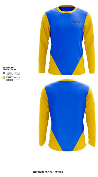 Long Sleeve Performance Shirt, Thackerville Wildcats, Baseball, Teamtime, Team time, sublimation, custom sports apparel, team uniforms, spirit wear, spiritwear, sports uniforms, custom shirts, team store, custom team store, fundraiser sports, apparel fundraiser