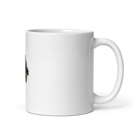 Bravo three 34132903 White Glossy Mug - Large