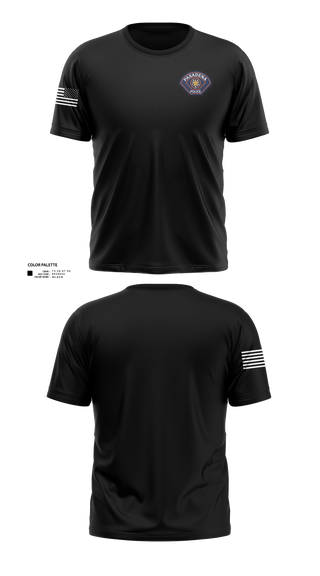 Old School Cotton Feel Shirt, Pasadena Police Department Honor Guard, Police, Teamtime, Team time, sublimation, custom sports apparel, team uniforms, spirit wear, spiritwear, sports uniforms, custom shirts, team store, custom team store, fundraiser sports, apparel fundraiser