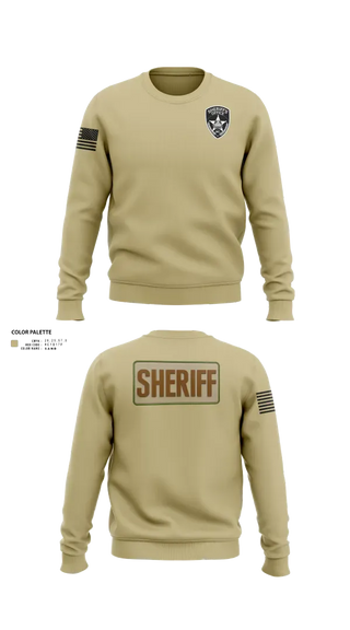 Crew Neck Sweatshirt, Sheriff Emergency Response Team, Police, Teamtime, Team time, sublimation, custom sports apparel, team uniforms, spirit wear, spiritwear, sports uniforms, custom shirts, team store, custom team store, fundraiser sports, apparel fundraiser