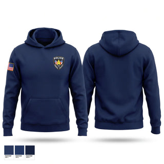 Hoodie, Roman Forest PD, Police, Teamtime, Team time, sublimation, custom sports apparel, team uniforms, spirit wear, spiritwear, sports uniforms, custom shirts, team store, custom team store, fundraiser sports, apparel fundraiser