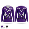 Middletown Middies Women's Long Sleeve V-neck Shirt - 1