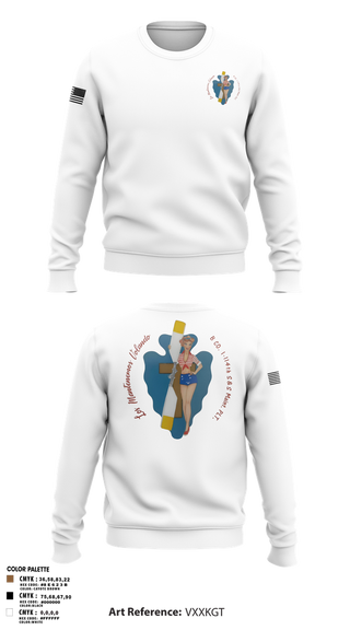 Crew Neck Sweatshirt, B Co. 1/114th polo, Army, Teamtime, Team time, sublimation, custom sports apparel, team uniforms, spirit wear, spiritwear, sports uniforms, custom shirts, team store, custom team store, fundraiser sports, apparel fundraiser