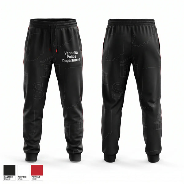 Sweatpants, Vandalia Police Department, Police, Teamtime, Team time, sublimation, custom sports apparel, team uniforms, spirit wear, spiritwear, sports uniforms, custom shirts, team store, custom team store, fundraiser sports, apparel fundraiser