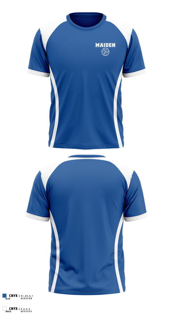 Short Sleeve Performance Shirt, Maiden High School Volleyball, Women's Volleyball, Teamtime, Team time, sublimation, custom sports apparel, team uniforms, spirit wear, spiritwear, sports uniforms, custom shirts, team store, custom team store, fundraiser sports, apparel fundraiser
