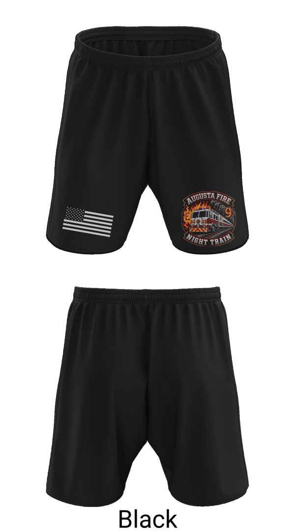Athletic Shorts With Pockets, Augusta fire department, Fire Department, Teamtime, Team time, sublimation, custom sports apparel, team uniforms, spirit wear, spiritwear, sports uniforms, custom shirts, team store, custom team store, fundraiser sports, apparel fundraiser