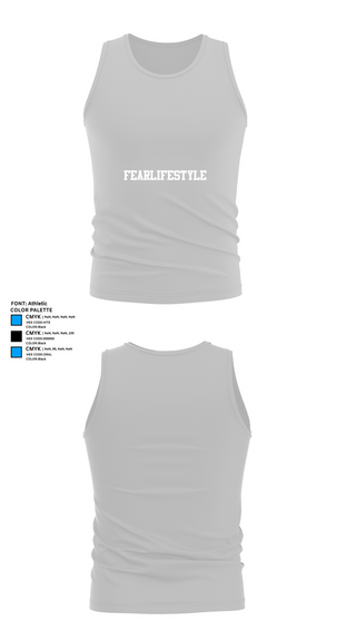 Tank Top, FearLifestyle, , Teamtime, Team time, sublimation, custom sports apparel, team uniforms, spirit wear, spiritwear, sports uniforms, custom shirts, team store, custom team store, fundraiser sports, apparel fundraiser