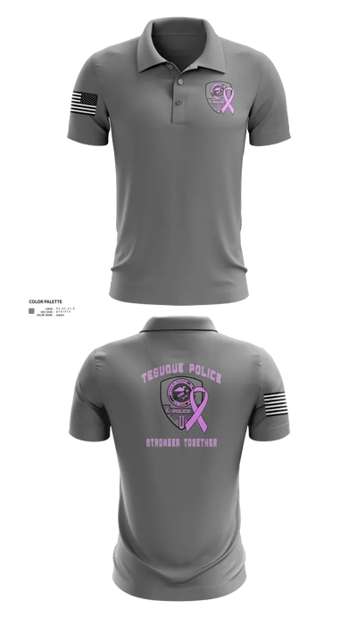 Tesuque Police Dept 47912639 Short Sleeve Performance Polo - 22