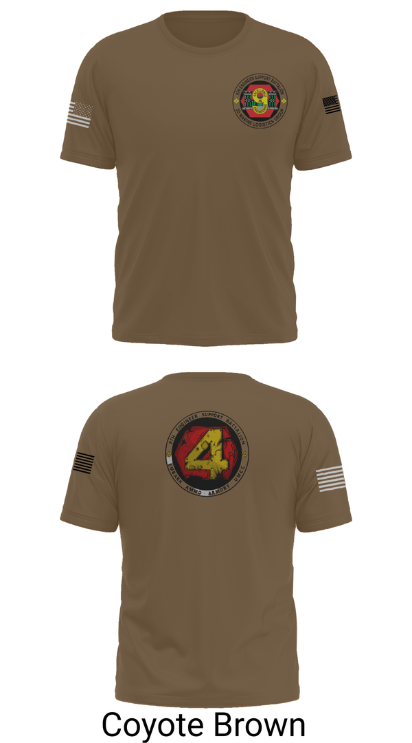 Old School Cotton Feel Shirt, 9th Engineer Support Battalion, Marines, Teamtime, Team time, sublimation, custom sports apparel, team uniforms, spirit wear, spiritwear, sports uniforms, custom shirts, team store, custom team store, fundraiser sports, apparel fundraiser