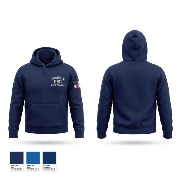 Hoodie, Auxiliary 08-11 North Alabama, Coast Guard, Teamtime, Team time, sublimation, custom sports apparel, team uniforms, spirit wear, spiritwear, sports uniforms, custom shirts, team store, custom team store, fundraiser sports, apparel fundraiser