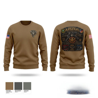 Crew Neck Sweatshirt, Legacy 3/2 Fury Troop, Army, Teamtime, Team time, sublimation, custom sports apparel, team uniforms, spirit wear, spiritwear, sports uniforms, custom shirts, team store, custom team store, fundraiser sports, apparel fundraiser