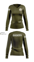 Pettis County Sherrifs Office 47206732 Women's Long Sleeve V-neck Shirt - 50