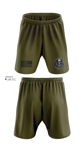 Athletic Shorts With Pockets, Homicide Team 3, Police, Teamtime, Team time, sublimation, custom sports apparel, team uniforms, spirit wear, spiritwear, sports uniforms, custom shirts, team store, custom team store, fundraiser sports, apparel fundraiser