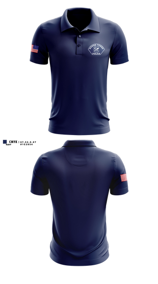 Short Sleeve Performance Polo, Bonne Terre PD, Police, Teamtime, Team time, sublimation, custom sports apparel, team uniforms, spirit wear, spiritwear, sports uniforms, custom shirts, team store, custom team store, fundraiser sports, apparel fundraiser