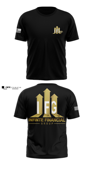 Old School Cotton Feel Shirt, Infinite Financial Group, , Teamtime, Team time, sublimation, custom sports apparel, team uniforms, spirit wear, spiritwear, sports uniforms, custom shirts, team store, custom team store, fundraiser sports, apparel fundraiser