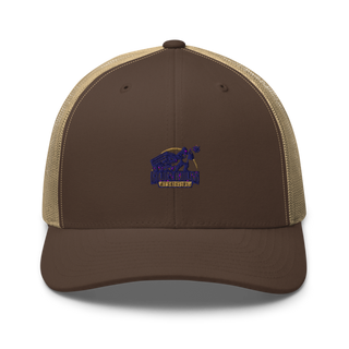 Golden Hauling And Demolition Retro Trucker Hat | Yupoong 6606