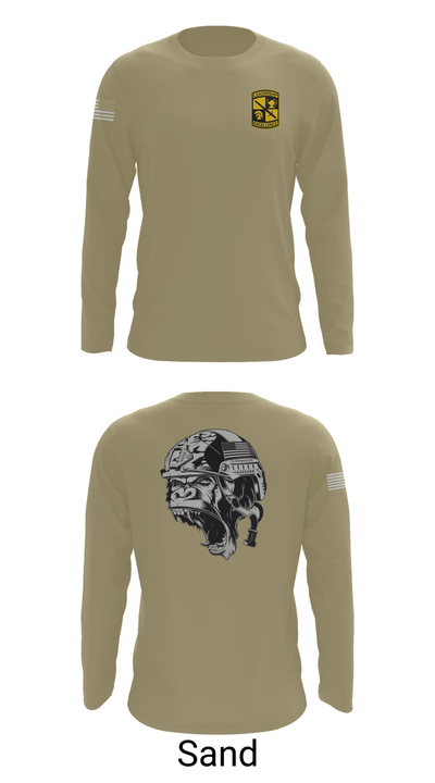 Gorilla battalion 60228867 Long Sleeve Performance Shirt 86