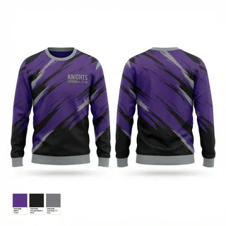 Crew Neck Sweatshirt, Knights Baseball Club, Baseball, Teamtime, Team time, sublimation, custom sports apparel, team uniforms, spirit wear, spiritwear, sports uniforms, custom shirts, team store, custom team store, fundraiser sports, apparel fundraiser