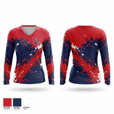 Great Oak Wolfpack 20456028 Women's Long Sleeve V-neck Shirt - 1