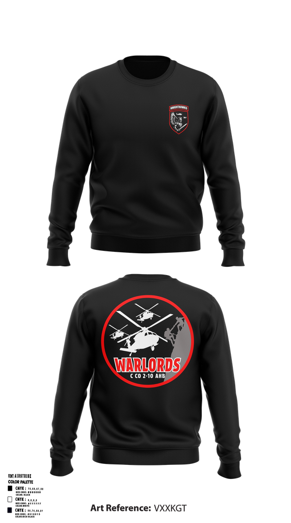 Crew Neck Sweatshirt, 2-10 AHB Knighthawks, Spirit Store, Teamtime, Team time, sublimation, custom sports apparel, team uniforms, spirit wear, spiritwear, sports uniforms, custom shirts, team store, custom team store, fundraiser sports, apparel fundraiser
