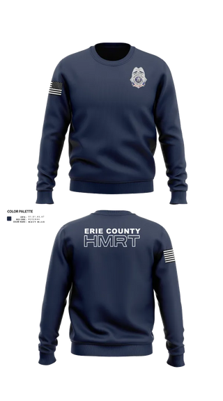 Crew Neck Sweatshirt, Erie County HMRT, Fire Department, Teamtime, Team time, sublimation, custom sports apparel, team uniforms, spirit wear, spiritwear, sports uniforms, custom shirts, team store, custom team store, fundraiser sports, apparel fundraiser