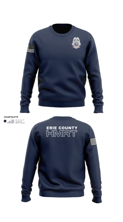 Erie County HMRT 65867746 Crew Neck Sweatshirt - 22
