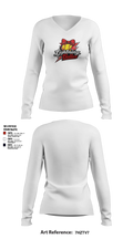 Bluegrass Lightning Belles Women's Long Sleeve V-neck Shirt - 6