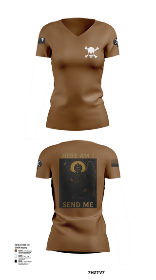 Womens Short Sleeve Vneck Shirt, Charlie Co., , Teamtime, Team time, sublimation, custom sports apparel, team uniforms, spirit wear, spiritwear, sports uniforms, custom shirts, team store, custom team store, fundraiser sports, apparel fundraiser