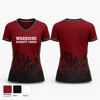 Womens Short Sleeve Vneck Shirt, team name, Cheer, Teamtime, Team time, sublimation, custom sports apparel, team uniforms, spirit wear, spiritwear, sports uniforms, custom shirts, team store, custom team store, fundraiser sports, apparel fundraiser