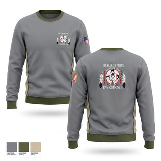 Crew Neck Sweatshirt, Klamath tribes, Fire Department, Teamtime, Team time, sublimation, custom sports apparel, team uniforms, spirit wear, spiritwear, sports uniforms, custom shirts, team store, custom team store, fundraiser sports, apparel fundraiser