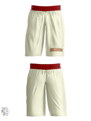 Mens Basketball Shorts, Bulldogs, Men's Basketball, Teamtime, Team time, sublimation, custom sports apparel, team uniforms, spirit wear, spiritwear, sports uniforms, custom shirts, team store, custom team store, fundraiser sports, apparel fundraiser