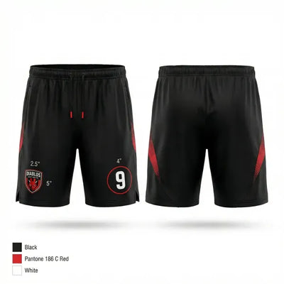 Diablos FC 36126165 Mens Soccer Shorts - 1