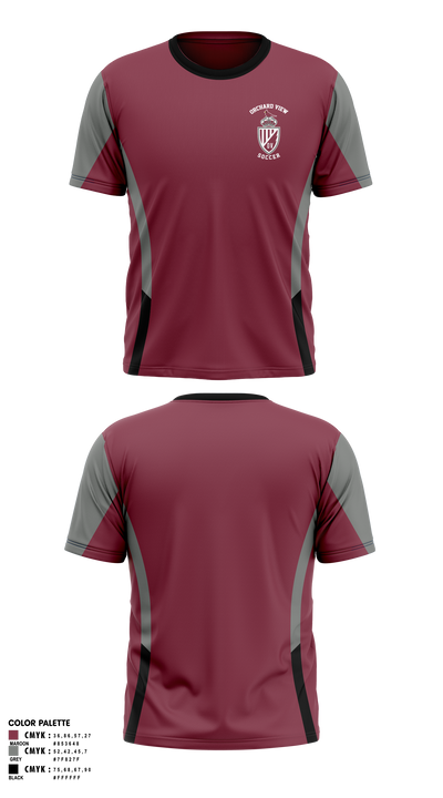 Orchard View High School Short Sleeve Performance Shirt - 1