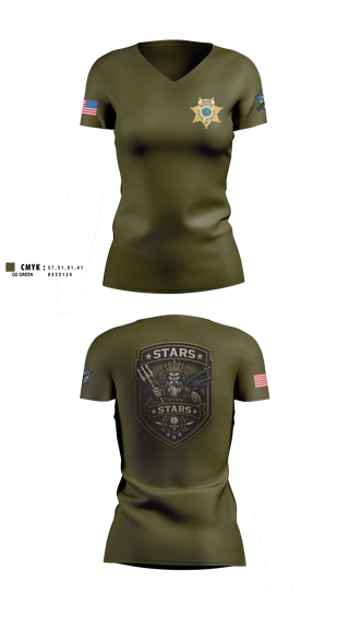 Womens Short Sleeve Vneck Shirt, Ranger Services, Police, Teamtime, Team time, sublimation, custom sports apparel, team uniforms, spirit wear, spiritwear, sports uniforms, custom shirts, team store, custom team store, fundraiser sports, apparel fundraiser