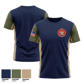 Old School Cotton Feel Shirt, Skidmore, Fire Department, Teamtime, Team time, sublimation, custom sports apparel, team uniforms, spirit wear, spiritwear, sports uniforms, custom shirts, team store, custom team store, fundraiser sports, apparel fundraiser