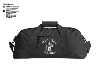 Duffle Bag, Death Row Platoon, Tomahawk Troop, 5/4 CAV, 2ABCT, 1ID, , Teamtime, Team time, sublimation, custom sports apparel, team uniforms, spirit wear, spiritwear, sports uniforms, custom shirts, team store, custom team store, fundraiser sports, apparel fundraiser