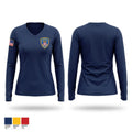 Rescue Vol Hose Co 1 62334088 Women's Long Sleeve V-neck Shirt - 1