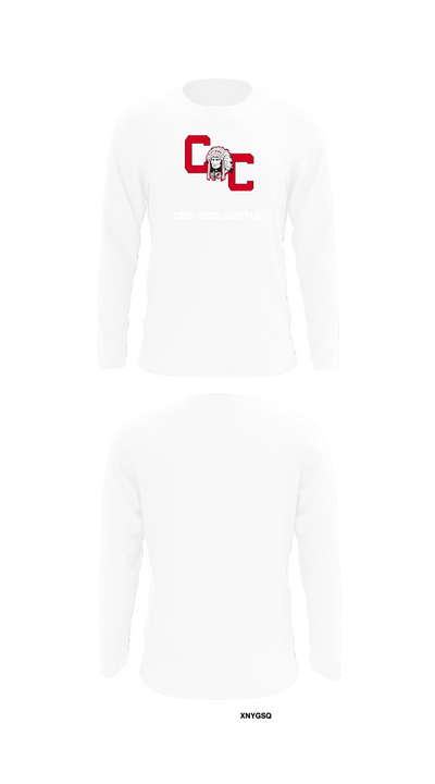 Crow Creek Chieftains 87390288 Long Sleeve Performance Shirt 8