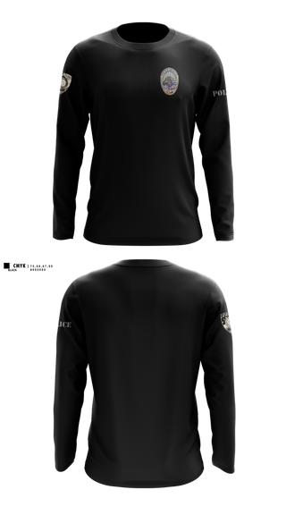 Long Sleeve Performance Shirt, Ridgecrest Police Department, Police, Teamtime, Team time, sublimation, custom sports apparel, team uniforms, spirit wear, spiritwear, sports uniforms, custom shirts, team store, custom team store, fundraiser sports, apparel fundraiser