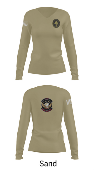 Womens Long Sleeve Vneck Shirt, Hurlburt Field FARP, , Teamtime, Team time, sublimation, custom sports apparel, team uniforms, spirit wear, spiritwear, sports uniforms, custom shirts, team store, custom team store, fundraiser sports, apparel fundraiser