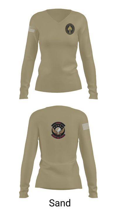 Hurlburt Field FARP 34978415 Women's Long Sleeve V-neck Shirt - 97