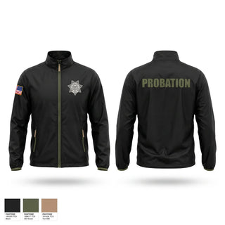 Windbreaker, Graham County Probation, Police, Teamtime, Team time, sublimation, custom sports apparel, team uniforms, spirit wear, spiritwear, sports uniforms, custom shirts, team store, custom team store, fundraiser sports, apparel fundraiser